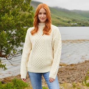 Cream Women's Aran Sweater