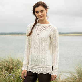 Cream Aran Tunic