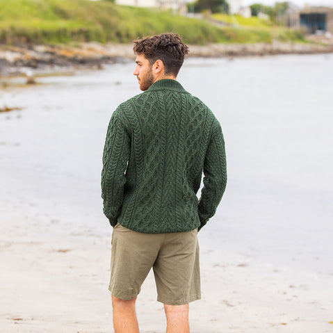 Sherwood Half-Zip Aran Sweater