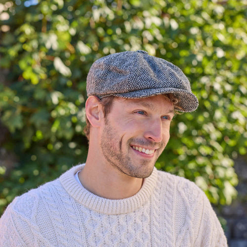 Harris Tweed Newsboy Cap