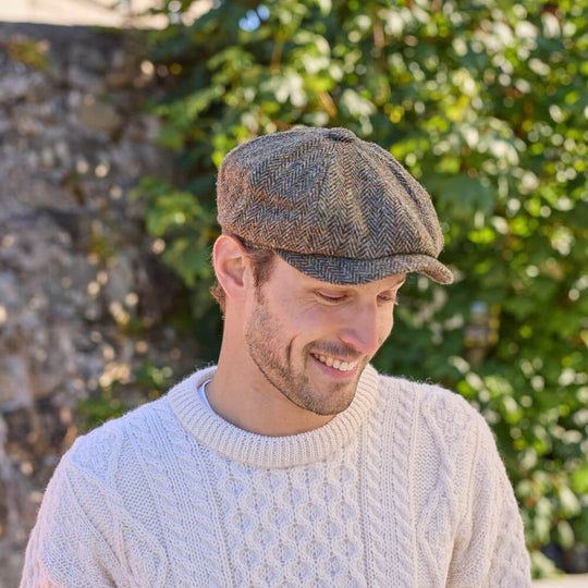 Harris Tweed Newsboy Cap