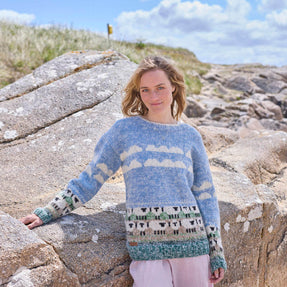 Women's Mohair Sheep Sweater