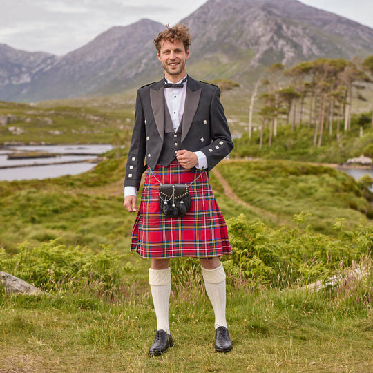 Ecru Traditional Kilt Hose