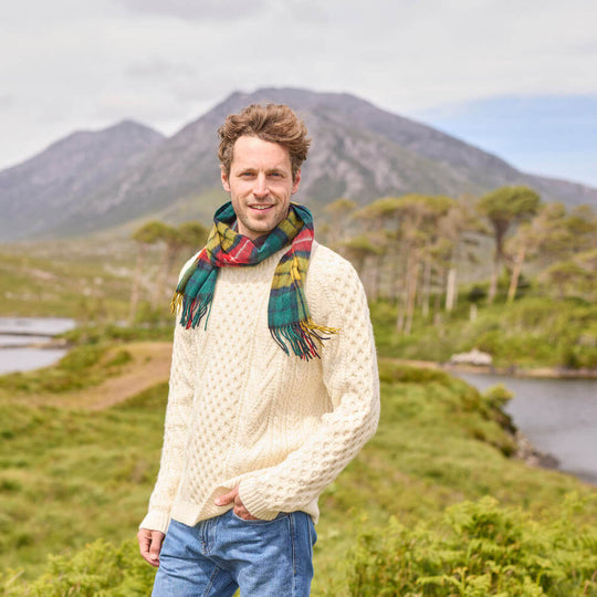 Men's Buchanan Modern Tartan Scarf